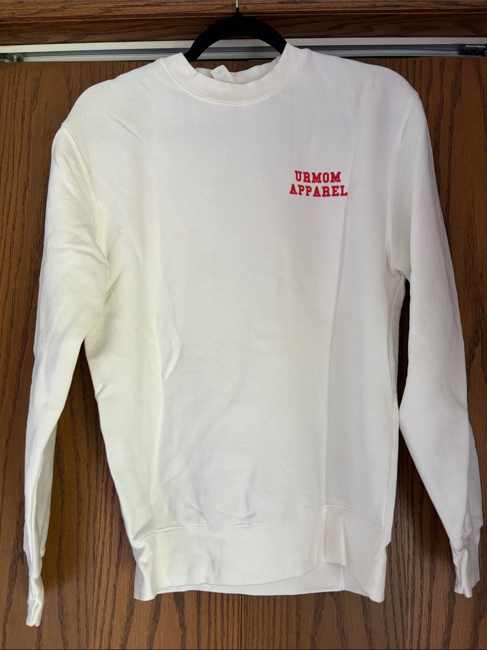 Women's White Crewneck Sweatshirt
